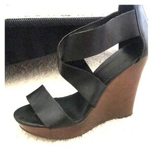 Aldo Black Wedges